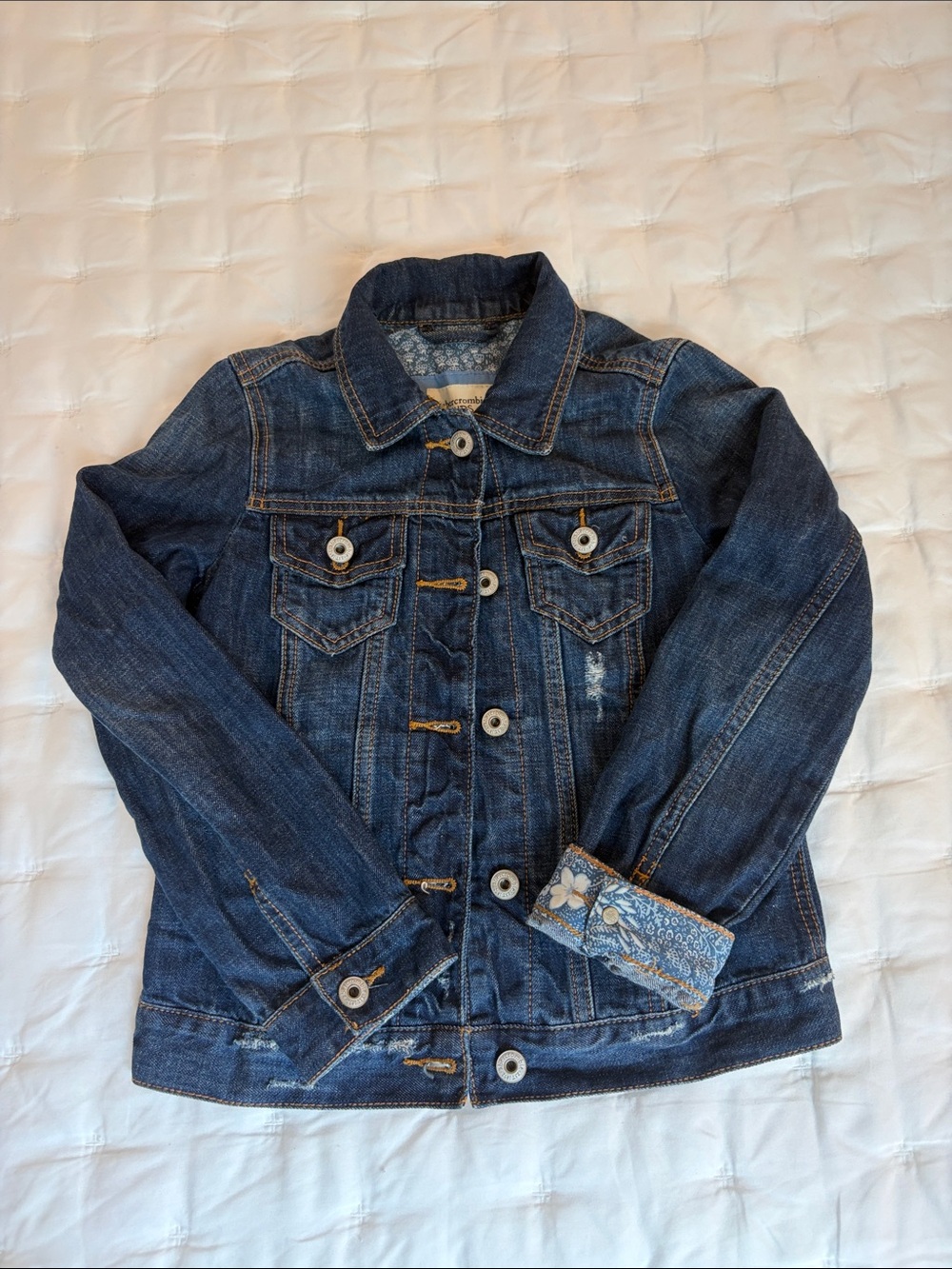 Abercrombie Kids Dark Denim Jacket